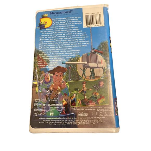 Disney Toy Story VHS by Pixar - Picture 2 of 5
